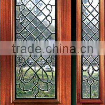 American Glass Exterior Doors Wood Design DJ-S9104MSO-8