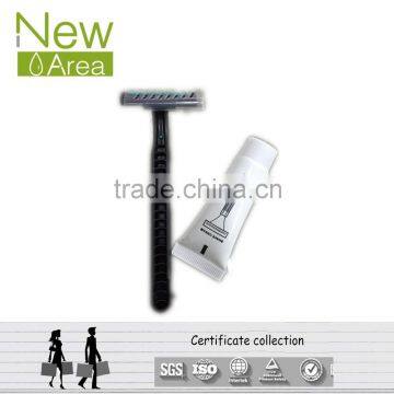 simple type steel blades razor disposable hotel shaving kit