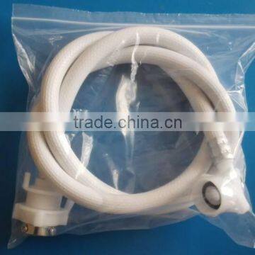 Washing Machine Anti-explosion Inlet Flexible Pipe Plastic Hose Water Inlet Extension Pipe With White Connector