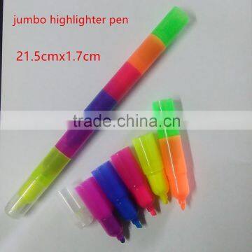 jumbo highlighter pen, 6 in 1 highlighter pen , 6/six color pen                        
                                                Quality Choice