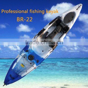 2014 new design fishing kayak with pedals / boat pedal kayak / native kayak