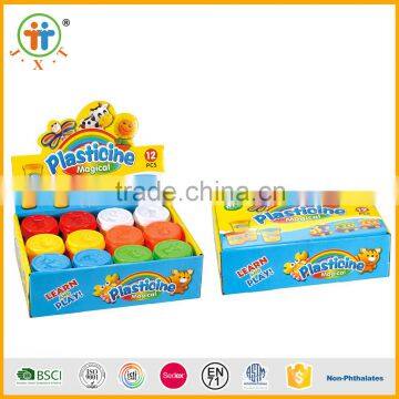 Intellection 6 colors Modeling Clay Toys Play Doughplasticine magical clay set