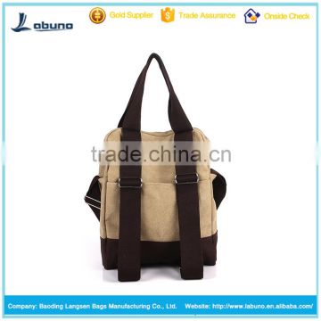 2016 wholesale new tide female cotton canvas backpack bags