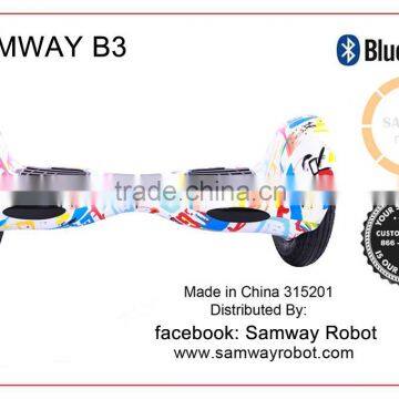 2016 Samway Robot smart electric self balance mini two wheel smart balance 10 inches electric scooter