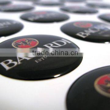 epoxy resin stickers logo domed decals (M-EP308)