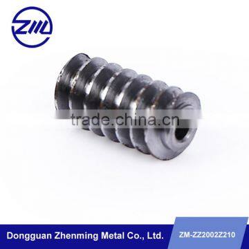 Metal worm gear shaft cnc machining service alibaba