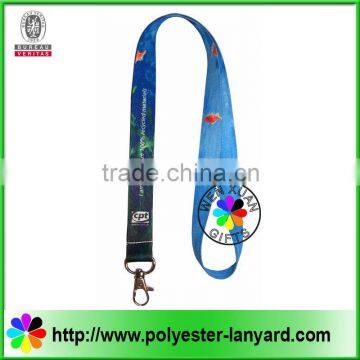 Design your own logo polyester lanyard