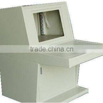 Mobile operate stage enclosure for E-telecom machine protection