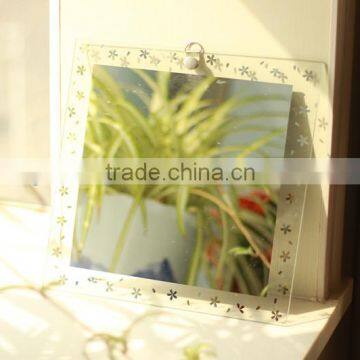 cheap wholesale frameless decorative glass mirror wall mounted