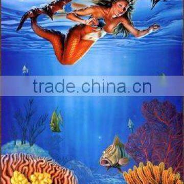 3D lenticular picture of animals with deep look effect