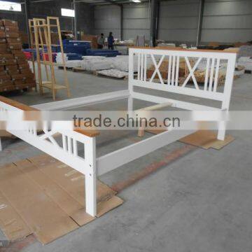 wooden double beds white solidwood