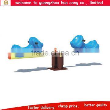 Cheap seesaw play equipment, park seesaw, steel seesaw