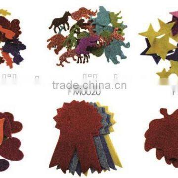 3D EVA Foam Stickers with Golden Powder