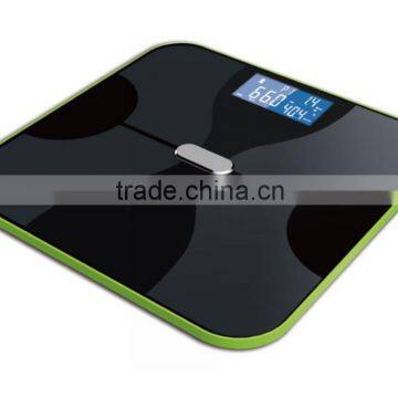 body fat analyzer, bluetooth scale, 330lb/0.22lb, IOS 5.0 or Android 4.3 or above