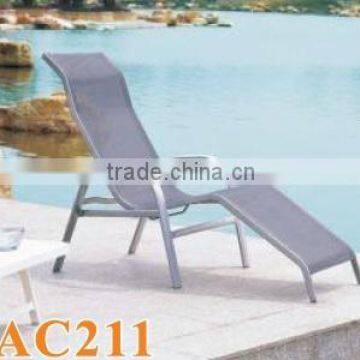 Aluminium sun lounger