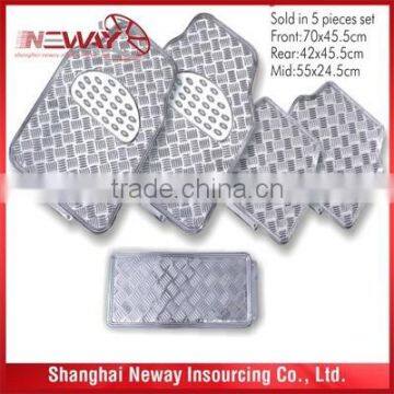 2015 hot anti slip car floor mats pvc material car floor cover auto car foot mats