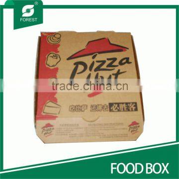 MEDIUM BROWN PIZZA BOX CORRUGATED TAKE AWAY FOOD PACKAGING BOXES photo-2