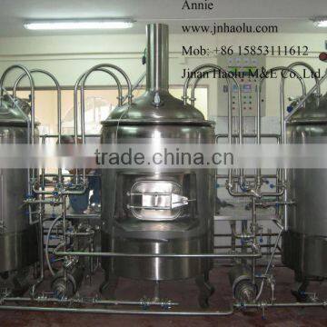 250 US gallon Stainless Brewing equipment, with tank and brewing line