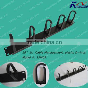 19" 2U Metal Cable Management With 5 Metal Rings photo-4