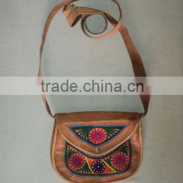 new camel leather bags with embroidery-01