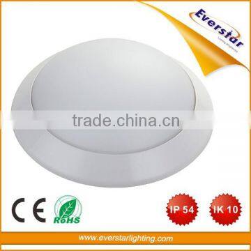 IP54 IK10 2400LM 30W Bathroom LED Ceiling Light With Emergency Function