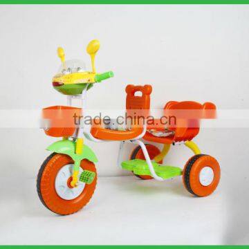 It is a popular children toys tricycle,two seats baby bicycle,kids trike