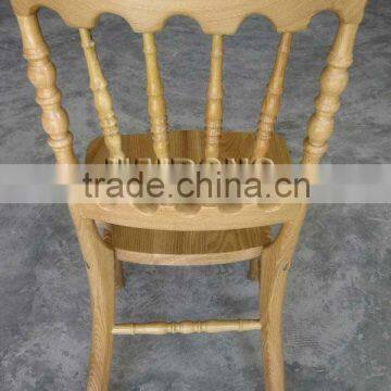 WOODEN DELUXE NAPOLEON CHAIR IN NATURAL COLOUR