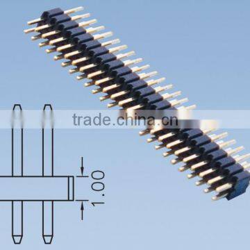 1.27mm Double Row Straight Male Header