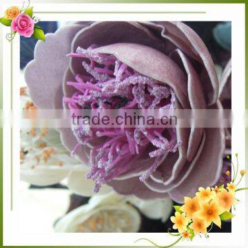 real touch artificial white peony flowers