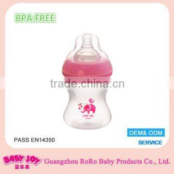 Unique 4oz wide neck arc and scrub bottle polypropylene feeding bottle in china