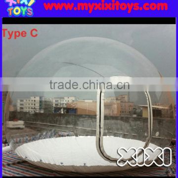 XIXI inflatable clear dome bubble camping lawn tent