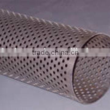 excellent cooper 5.0mm round hole punched size perforated sheet metal mesh