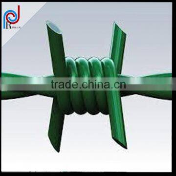 High Tensile Strength PVC Barbed Wire With 3" Barb Spacing