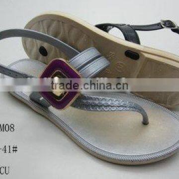 2014 Summer Hot Selling and Fashion PCU Women Sandals