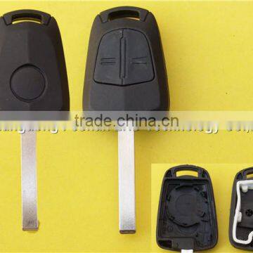 Clearance Price for Opel 2 button remote key blank shell with battery holder car key case