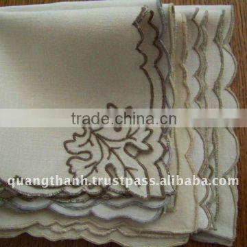 hand embroidery napkin