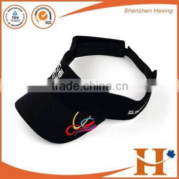 high quality custom sun visor hat, 100% polyester visor hat, cheap sun visor hat