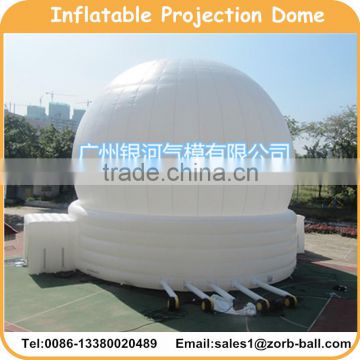 Giant White Inflatable party tent, inflatable air dome for projection