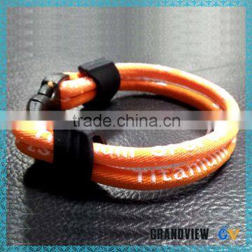 2 rope baseball useful germanium oem orange-neon-orange germanium magnetic necklace sports