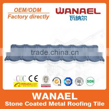 decorative building material/ Classical stone coated metal roof/colourful stone coated metal roofing tile