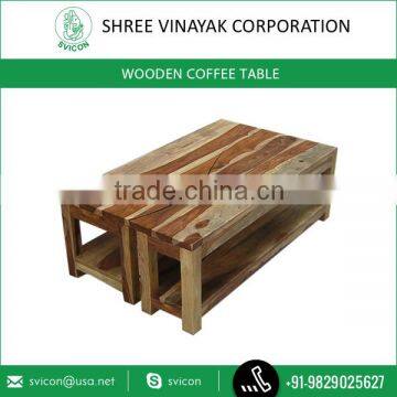 2016 New Style Home Furniture Wooden Coffee Table for Outdoor Use