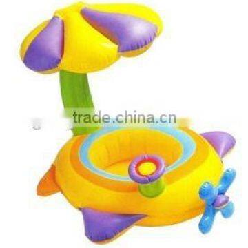 New Products inflatable kids parasol float boat