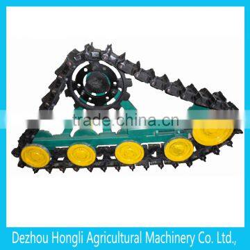 agriculture machinery snowplow track chassis with rubber coating