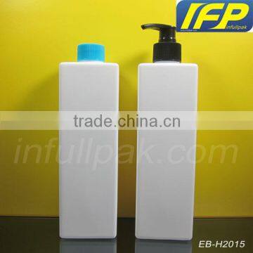 500ml Square Plastic shampoo bottles