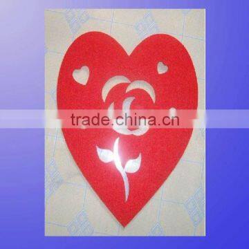 HUARI Red Felt Placemats photo-6