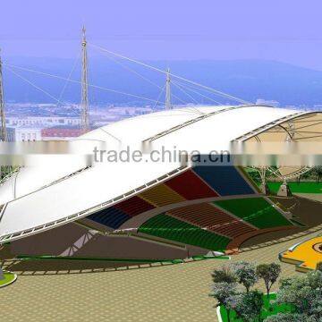 environmental tent membrane structure sports stand with more than 30 years guaranty