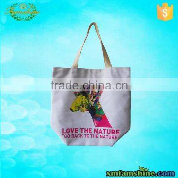 Customized organic cotton tote bag