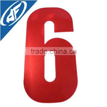 Red reflective pvc self-adhesive serial number QR code sticker