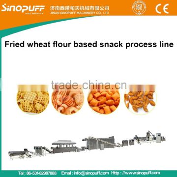 China Professional Manufactory Wheat Flour Puffed Snack Food Machine/Process Line