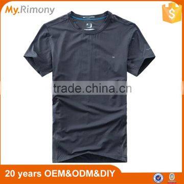 Hot Sale Outdoor Climbing Dry Fit Sports Mens Short Sleeve T Shirt photo-6